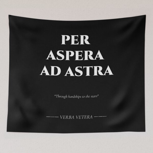 Item preview, Per Aspera Ad Astra – Latin Motivation Through Adversity designed and sold by BrushRushX.