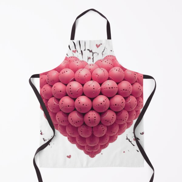 Item preview, Pickleball Heart Valentine's Day Gift Funny Pickleball Lover Pink Hearts Sport Player designed and sold by QuikFun.
