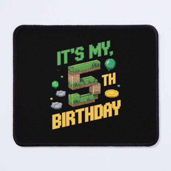 Item preview, Birthday Boy It's My 5th Birthday Gamer Pixel Number designed and sold by DigitaldeligArt.