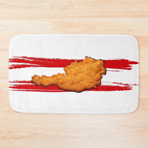 Item preview, Austrian Schnitzel National Dish Illustration designed and sold by CreareAT.