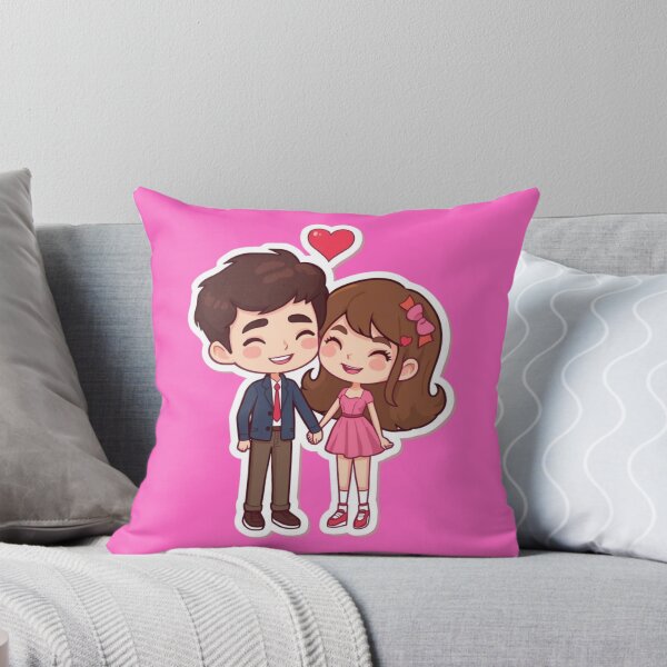 Item preview, Cute Chibi Couple in Love designed and sold by arksagme.
