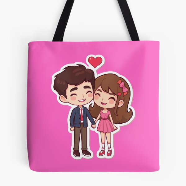 Item preview, Cute Chibi Couple in Love designed and sold by arksagme.