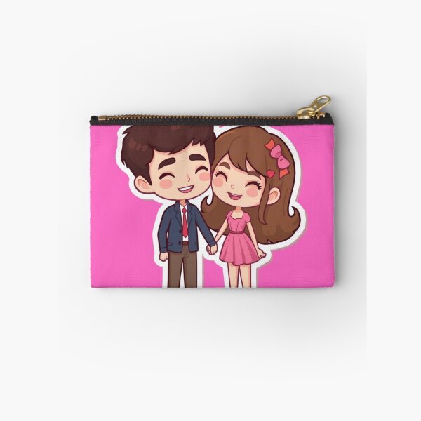 Item preview, Cute Chibi Couple in Love designed and sold by arksagme.