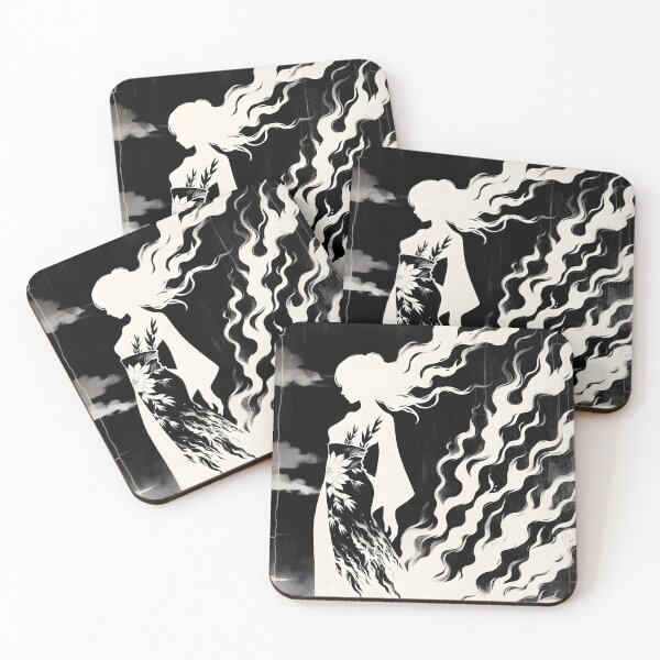 Item preview, Black and White Fire, Ai Generated Art  designed and sold by ACC .