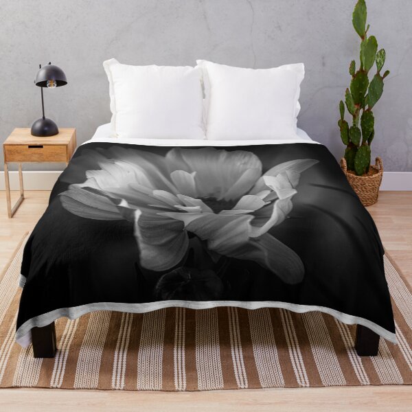 Item preview, Cosmo flower in black-and-white designed and sold by Cblifeisgood.