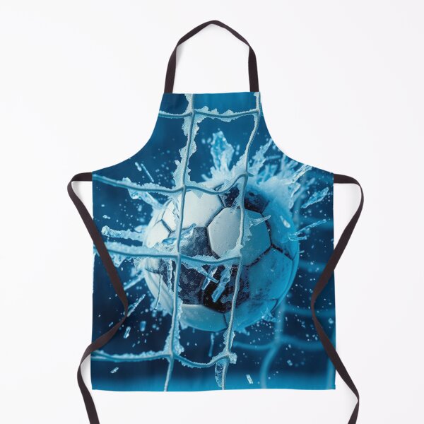 Item preview, Frozen Goal Impact – Soccer Ball Shattering Icy Net designed and sold by HappySproutArt.