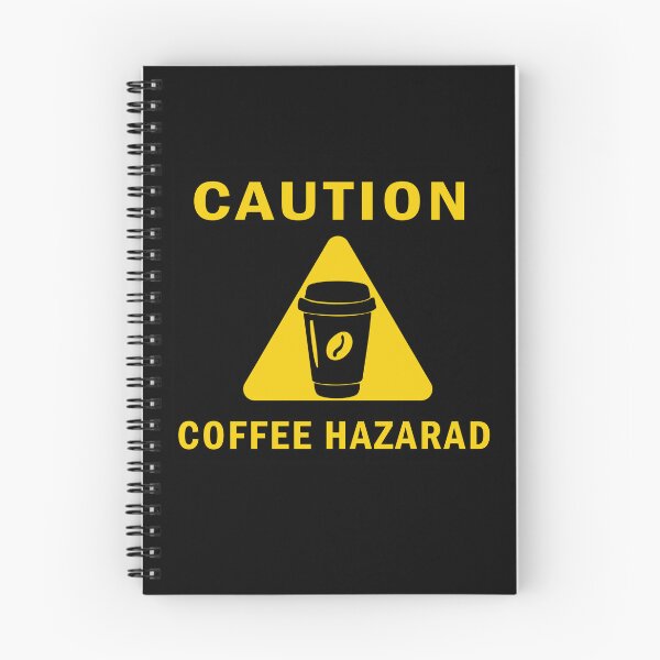 Item preview, Caution Coffee Hazard Caffeine First Message for Mornings designed and sold by Zeus-Studio.