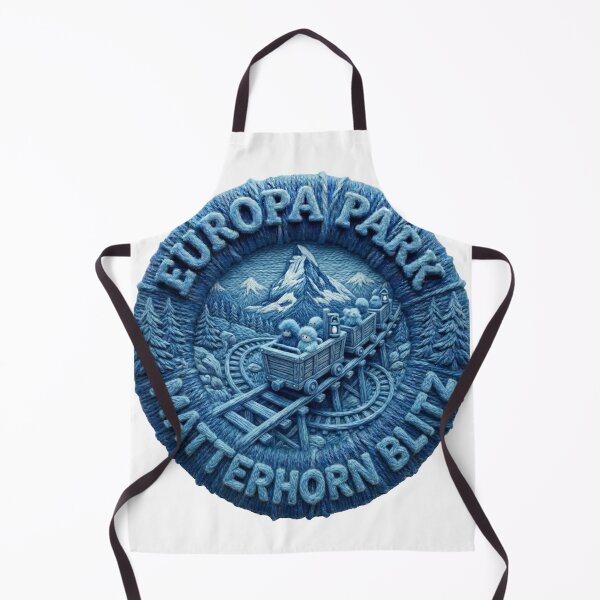 Item preview, Europa Park Matterhorn Blitz Yarn Badge Design designed and sold by AURA Vibes.