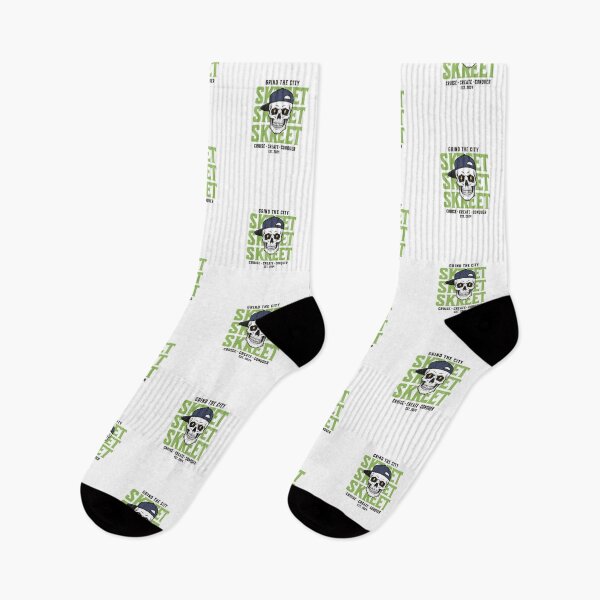 Item preview, Grind The City Skate Skull — Retro Streetwear Sket Graphic Illustration designed and sold by Colorful-Garden.