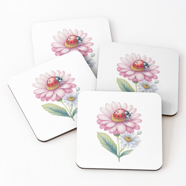 Item preview, Ladybug Botanical Illustration designed and sold by RockitBaby.