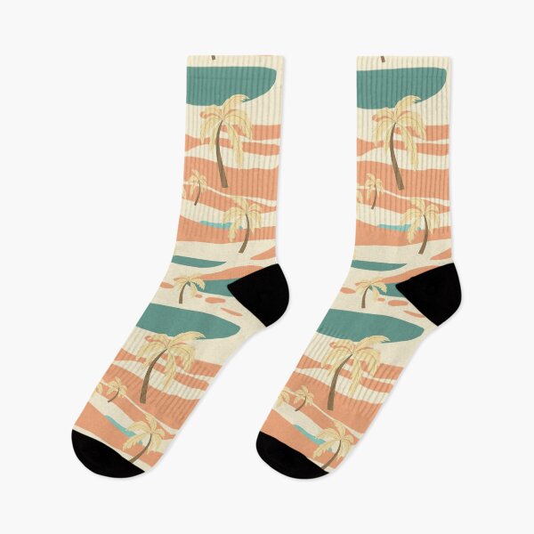 Item preview, Retro Beach with Palms Pattern | Summer designed and sold by UnhingedBird.