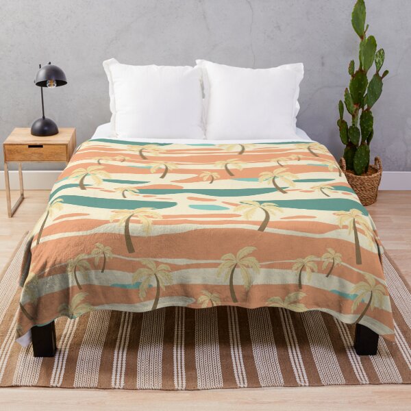 Item preview, Retro Beach with Palms Pattern | Summer designed and sold by UnhingedBird.