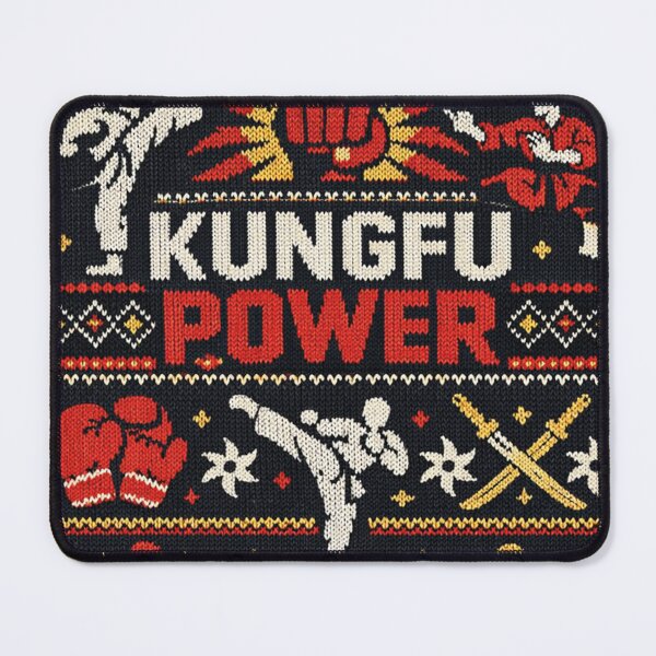 Item preview, Kung Fu Power – Retro Martial Arts Knitting Pattern Design designed and sold by Mauswohn.
