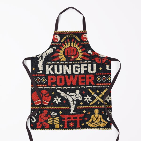 Item preview, Kung Fu Power – Retro Martial Arts Knitting Pattern Design designed and sold by Mauswohn.
