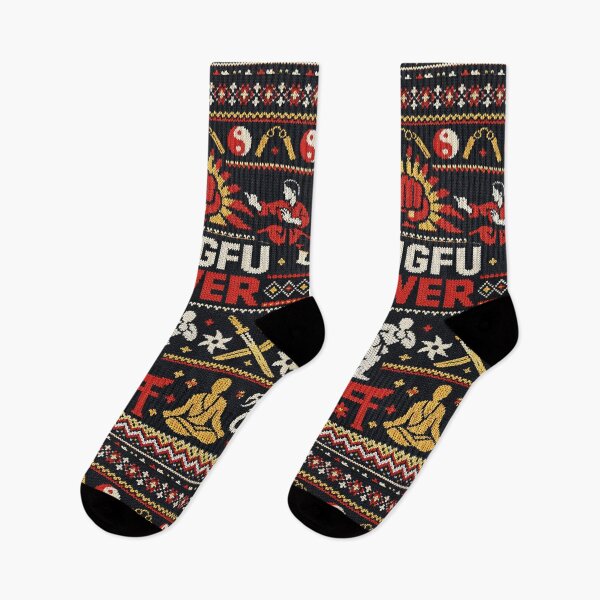 Item preview, Kung Fu Power – Retro Martial Arts Knitting Pattern Design designed and sold by Mauswohn.