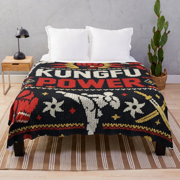 Item preview, Kung Fu Power – Retro Martial Arts Knitting Pattern Design designed and sold by Mauswohn.
