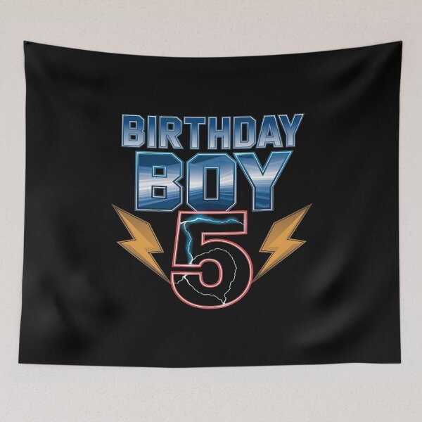 Item preview, Birthday Boy 5th Lightning Party  designed and sold by CombatTask.