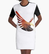 Bald eagle Graphic T-Shirt Dress