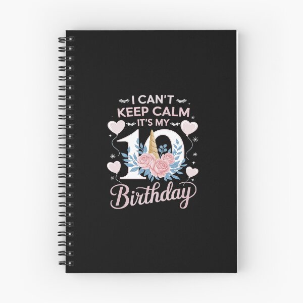 Item preview, I Can't Keep Calm It's My 10th Birthday Kids Girls Unicorn  designed and sold by CombatTask.