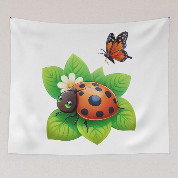 Item preview, Playful Red Ladybug designed and sold by RockitBaby.