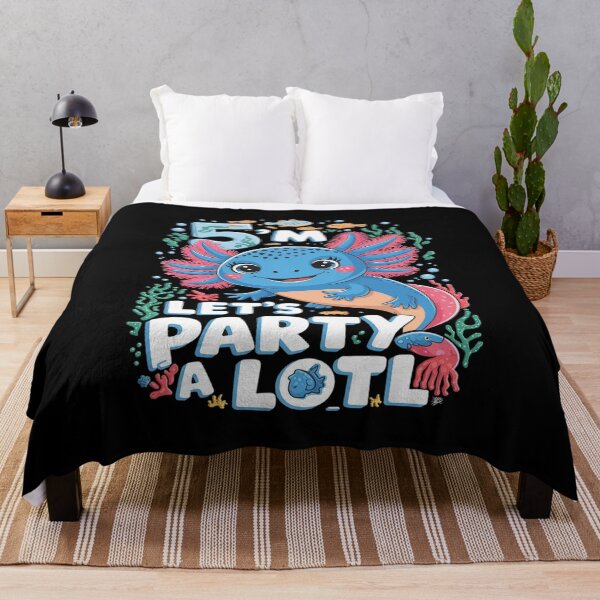 Item preview, I'm 5 Let's Party A Lotl 5th Birthday Cute Axolotl Lovers  designed and sold by MarkLeedsArt.