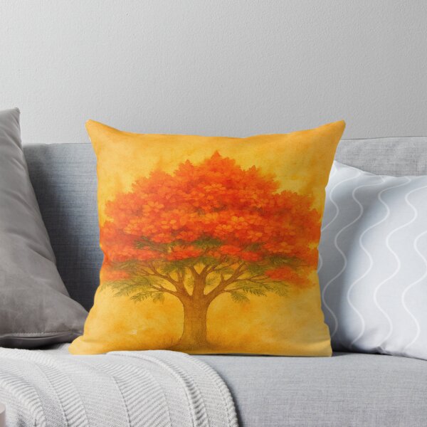 Aperçu de l'œuvre Arbre rouge créée et vendue par Twala Design Co..