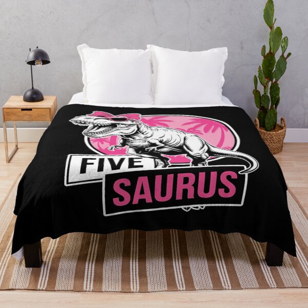 Item preview, I'm Five Saurus 5 Yrs Old T-Rex for Girls 5th Birthday designed and sold by CombatTask.