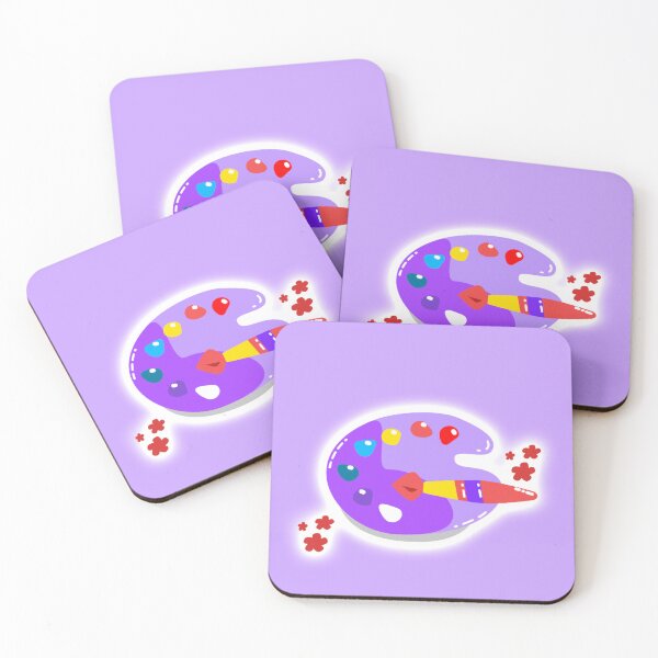 Item preview, Cute Paint Palette Illustration | Colorful Kids Art Supplies Design designed and sold by steekeets.
