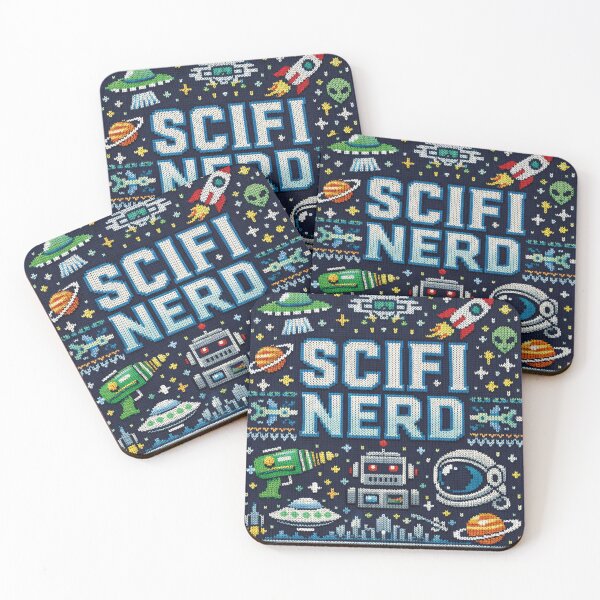 Item preview, Sci-Fi Nerd – Retro Space Knitting Pattern Design designed and sold by Mauswohn.