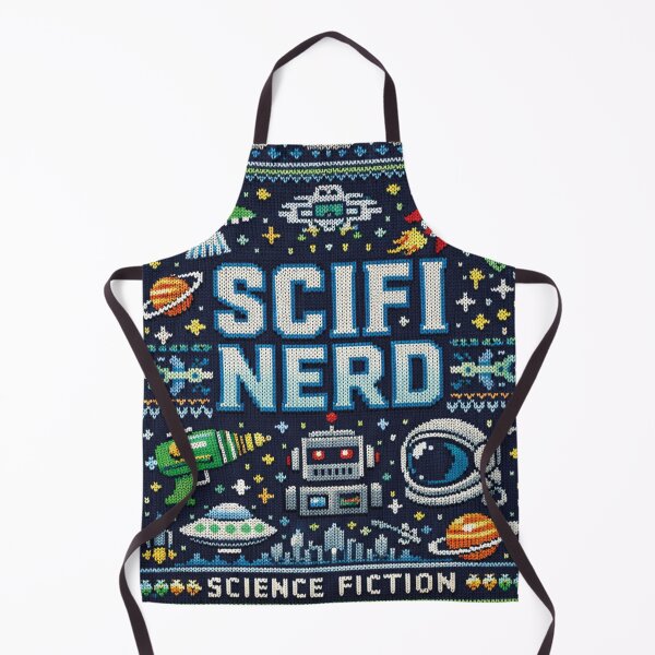 Item preview, Sci-Fi Nerd – Retro Space Knitting Pattern Design designed and sold by Mauswohn.