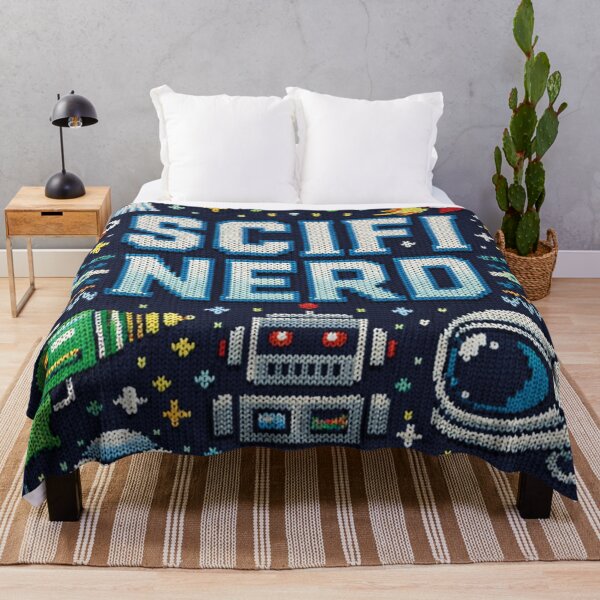 Item preview, Sci-Fi Nerd – Retro Space Knitting Pattern Design designed and sold by Mauswohn.