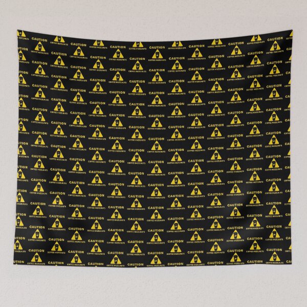 Item preview, Caution Coffee Hazelnuts Caffeine First Message, for Morning designed and sold by Zeus-Studio.