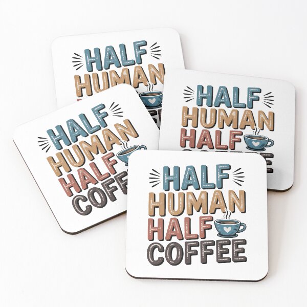 Item preview, Half human half coffee lovers barista style designed and sold by CleanDecor.
