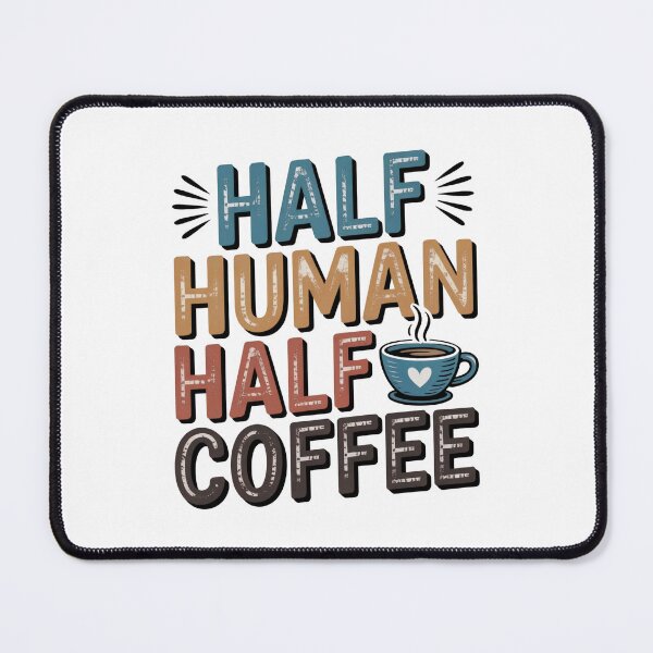 Item preview, Half human half coffee lovers barista style designed and sold by CleanDecor.