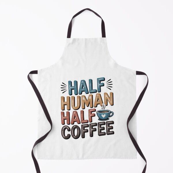 Item preview, Half human half coffee lovers barista style designed and sold by CleanDecor.