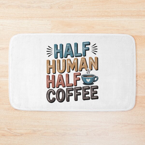 Item preview, Half human half coffee lovers barista style designed and sold by CleanDecor.