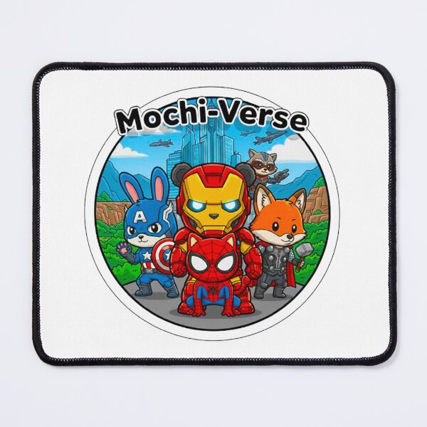 Item preview, Mochi-Verse Assemble - Epic Chibi Animal Superhero Team Mission Sticke designed and sold by MT-Hub | Cute Aesthetic Art, Stickers & Phone Cases.