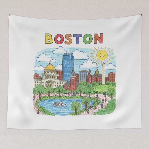 Item preview, Boston designed and sold by Trippin-Tito's.