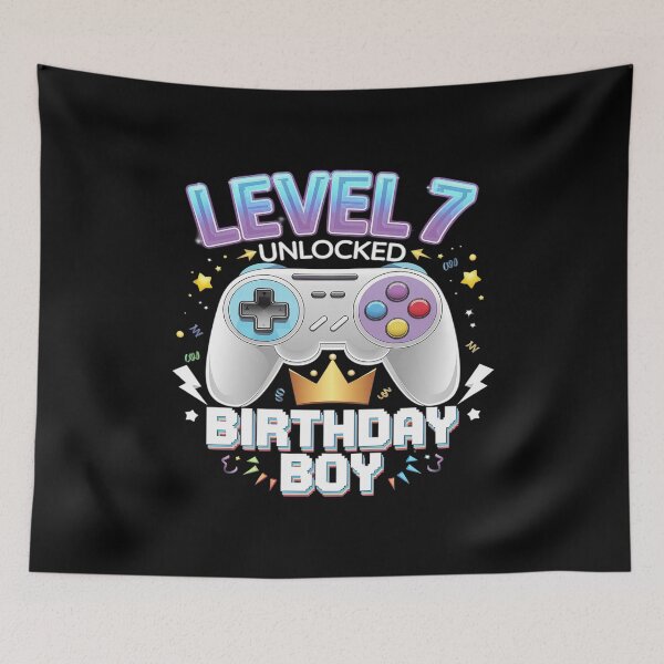 Item preview, Birthday Boy Level 7 Unlocked Video Game 7th Birthday Gamer  designed and sold by PowAcademy.