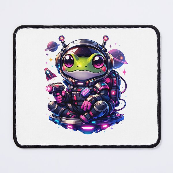 Item preview, Cute Frog Astronaut Space designed and sold by Amr Siam.
