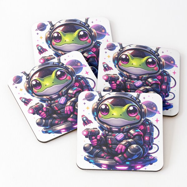 Item preview, Cute Frog Astronaut Space designed and sold by Amr Siam.