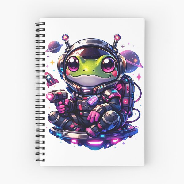 Item preview, Cute Frog Astronaut Space designed and sold by Amr Siam.