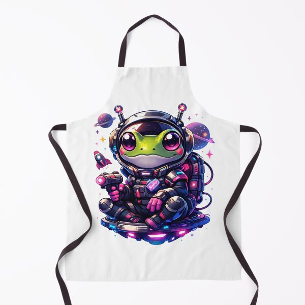 Item preview, Cute Frog Astronaut Space designed and sold by Amr Siam.