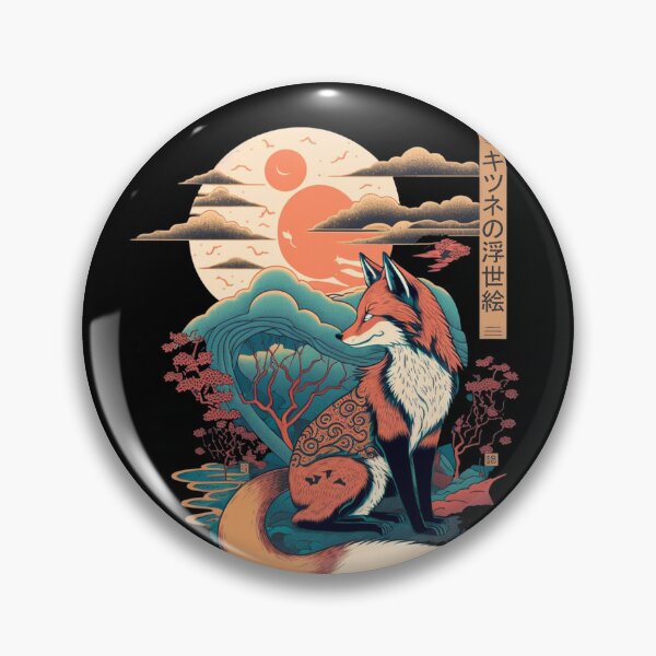Item preview, Japanese Fox 4 designed and sold by TheSamuraiCat.