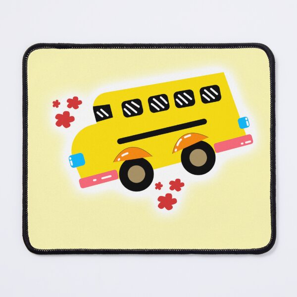 Item preview, Cute Yellow School Bus Illustration | Playful Kids Transport Art designed and sold by steekeets.