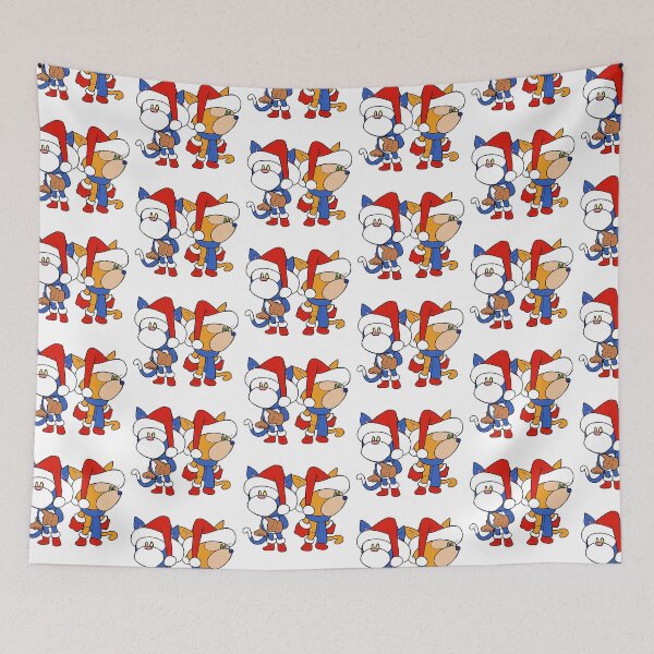 Item preview, Christmas cartoon cats designed and sold by Pittstop.