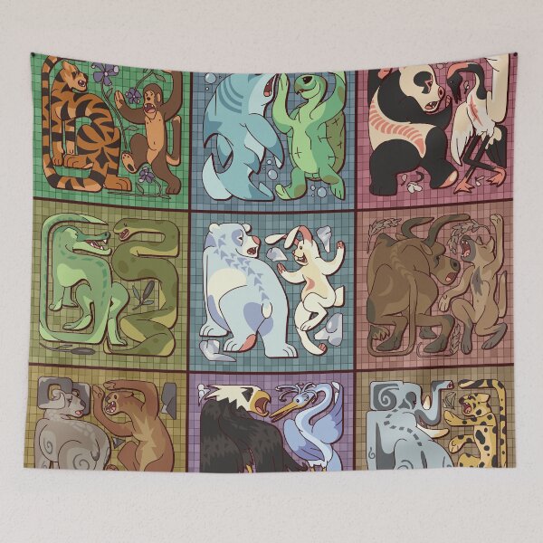 Item preview, Dances of the Whimsical Wilds: Biome Panels designed and sold by Mokt Makes Art.