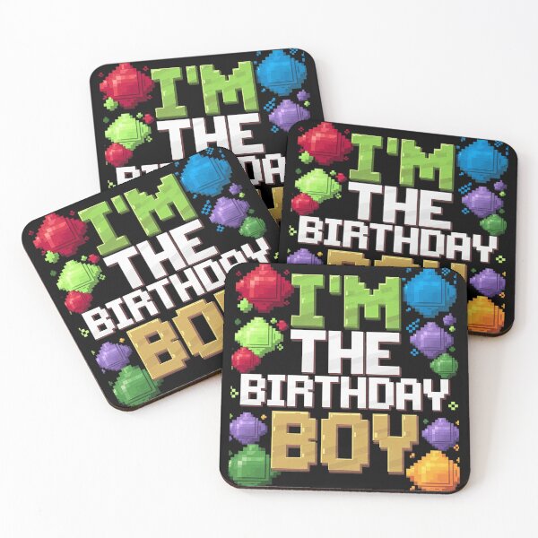 Item preview, I'm The Birthday Boy Party Video Gamer Pixel Number  designed and sold by CombatTask.