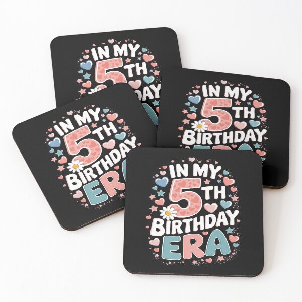 Item preview, In My 5th Birthday Era Girl Five Bday 5 Year Old  designed and sold by MarkLeedsArt.