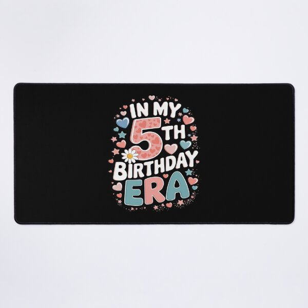 Item preview, In My 5th Birthday Era Girl Five Bday 5 Year Old designed and sold by MarkLeedsArt.